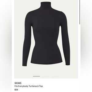 SKIMS Mock Neck Fits Everybody Long Sleeve